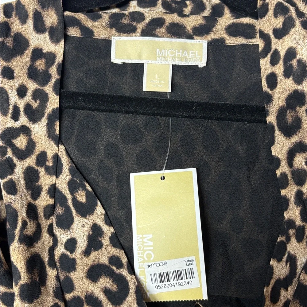 Michael Kors NWT Animal Print Dress Large